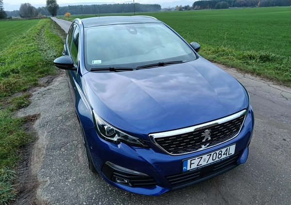 Peugeot 308 cena 67500 przebieg: 69500, rok produkcji 2018 z Oleśnica małe 742